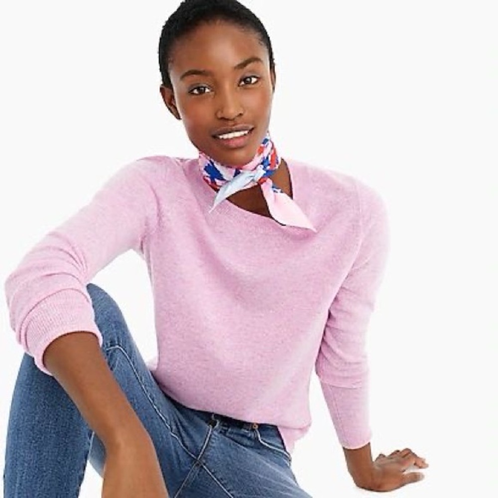 J. Crew Cashmere slim-fit crewneck sweater